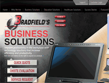 Tablet Screenshot of bradfields.com